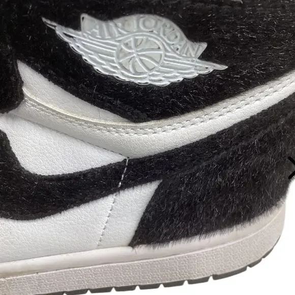Nike Air Jordan 1 Retro High OG Black White Pony Hair CD0461 007 Sneakers Size 8 - Picture 8 of 15